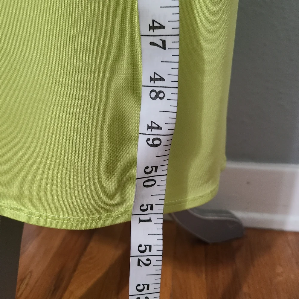 FRAME Delicate Knot‎ Lime Green Dress Size Med